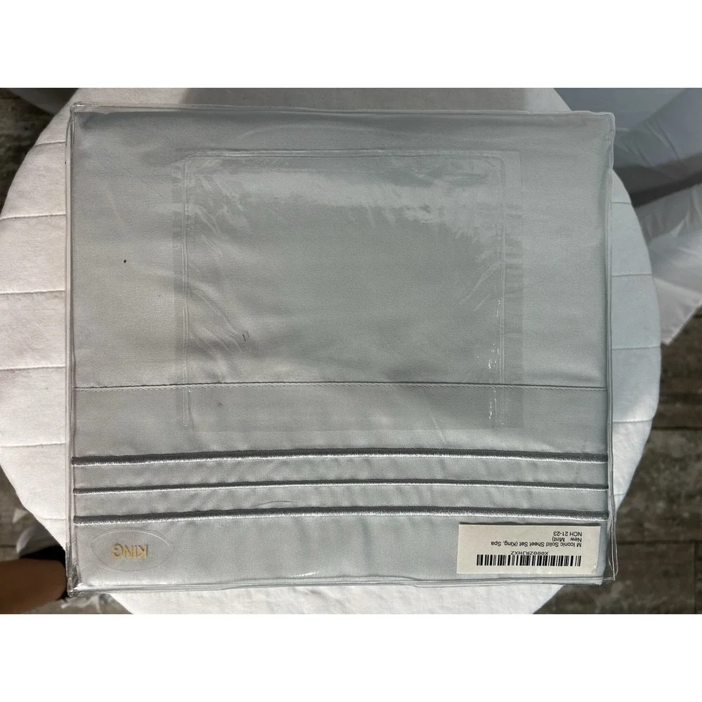 King‎ Size Mellanni Iconic 4-Piece Microfiber Sheet Set (Spa Mint Blue)